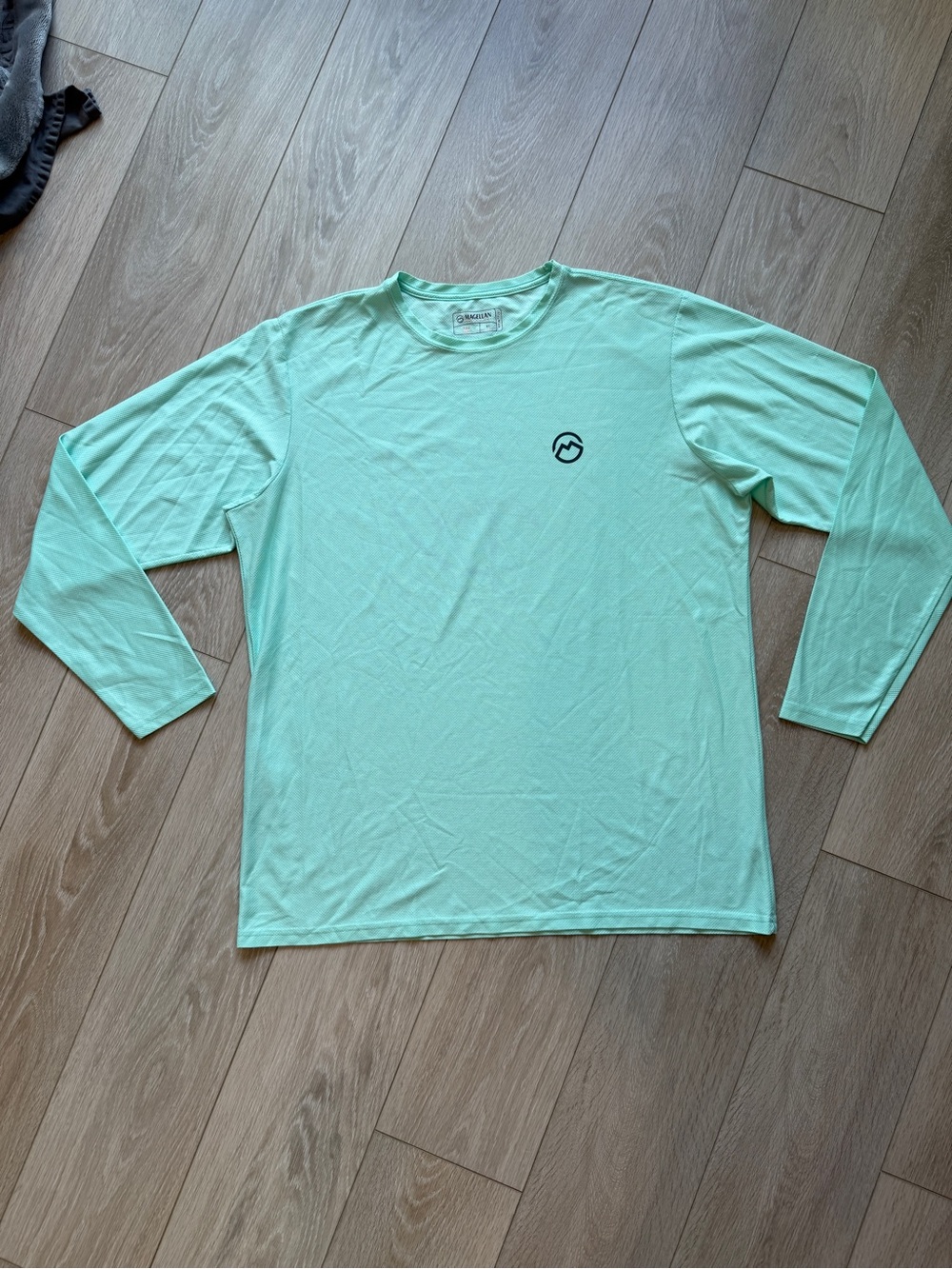 Magellan Outdoors Mens XL Mint Green Long Sleeve Fishing Shirt MagWick